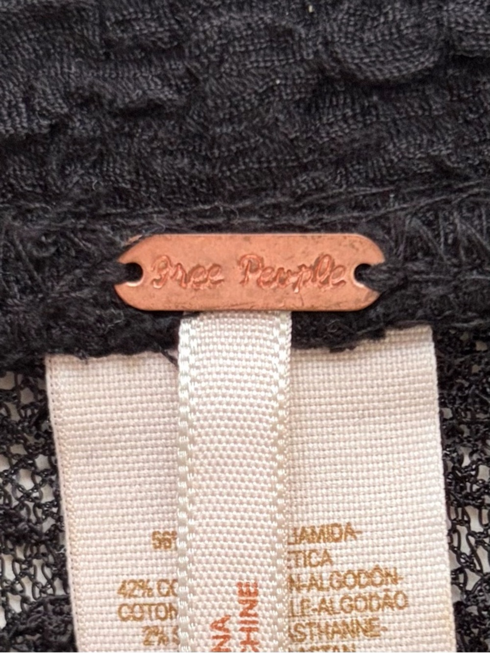 Free People Black Textured Ruffle Leggings - Picture 7 of 13